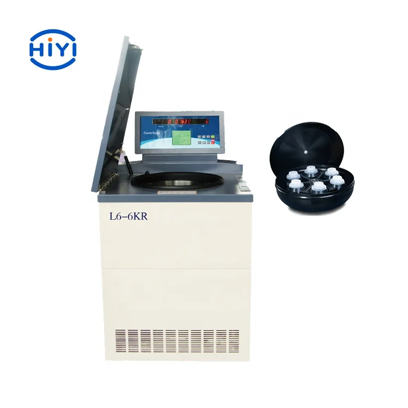 HiYi L6-6KR Floor Standing Low Speed Refrigerated Centrifuge Blood Bank / Blood Station Centrifuge