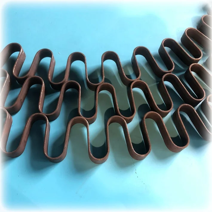 Oxidized heating elements made of  Aluchrom-O  flat wire 0Cr25Al5 flat wire FeCrAl25/5