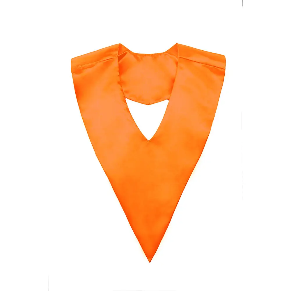 Wholesale Unisex Orange Reversible V Shape Choir Stole Choir Robes