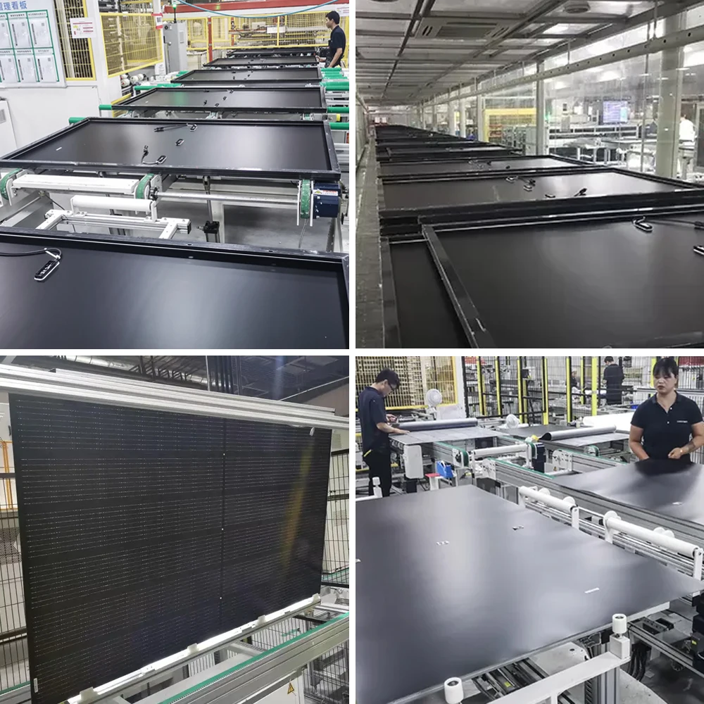 ODM/OEM Mono Solar Outdoor Panels 420w Full Black PV Panels Photovoltaic EU Solar Panels Wholesale