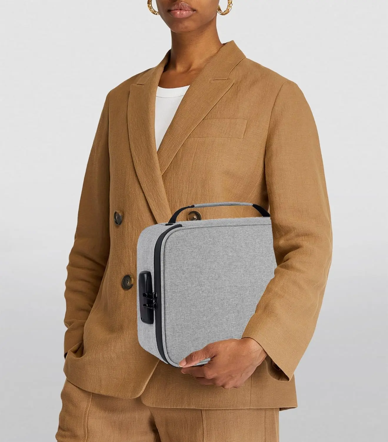 Classic Simple Style Smell-Proof Duffle Bag Nylon Oxford and Eva Material for Outdoor Use