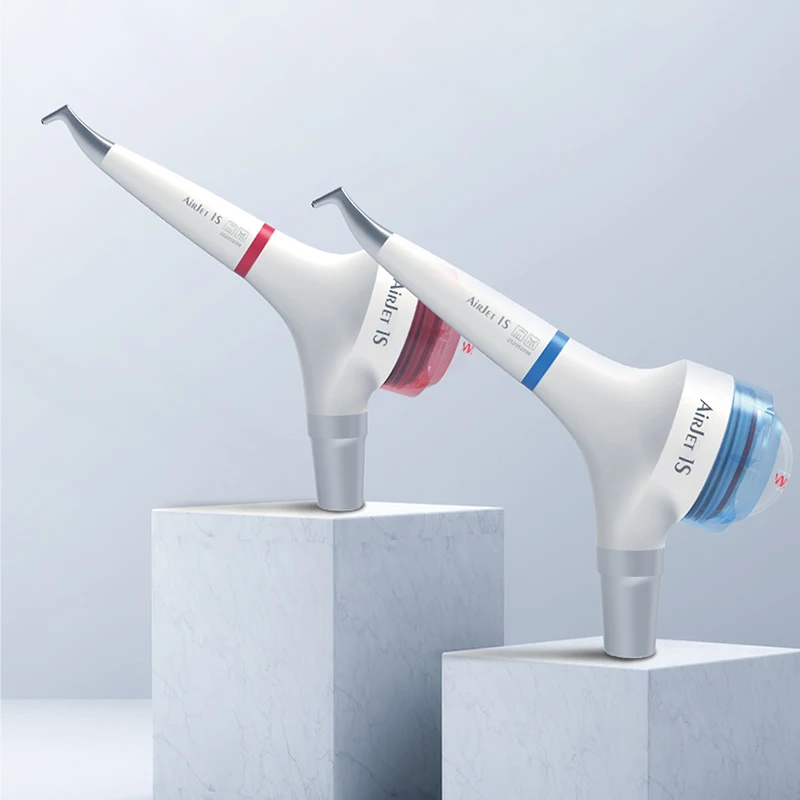 High Quality Dental Equipment 360 Degree Free Rotation Handle Dental Air Polisher Powder Jet Handpiece
