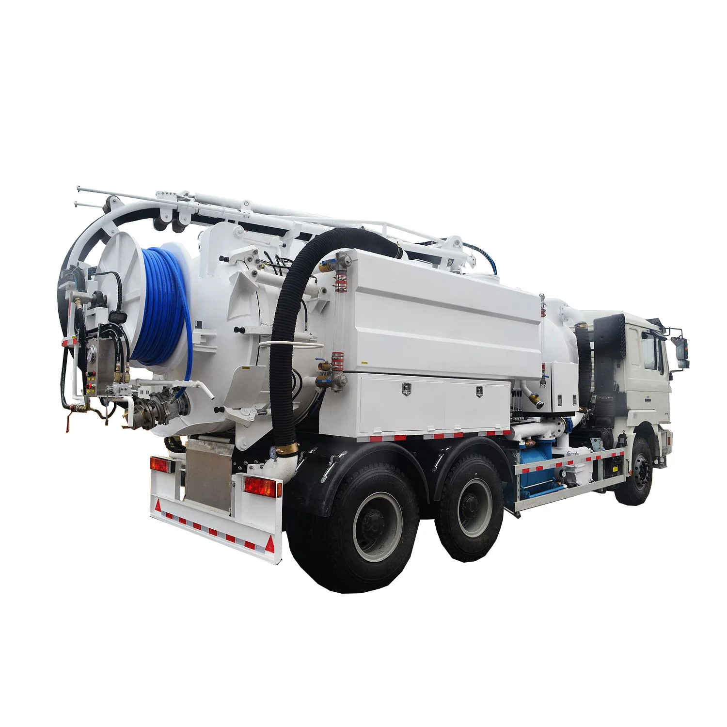 6x4 8CBM Combined Vacuum sewage suction truck for sludge suction