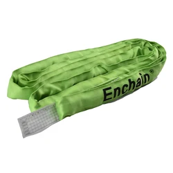 Enchain Heavy Duty 6000lbs 3000 kg Polyester Yarn Soft Endless Webbing Round Sling