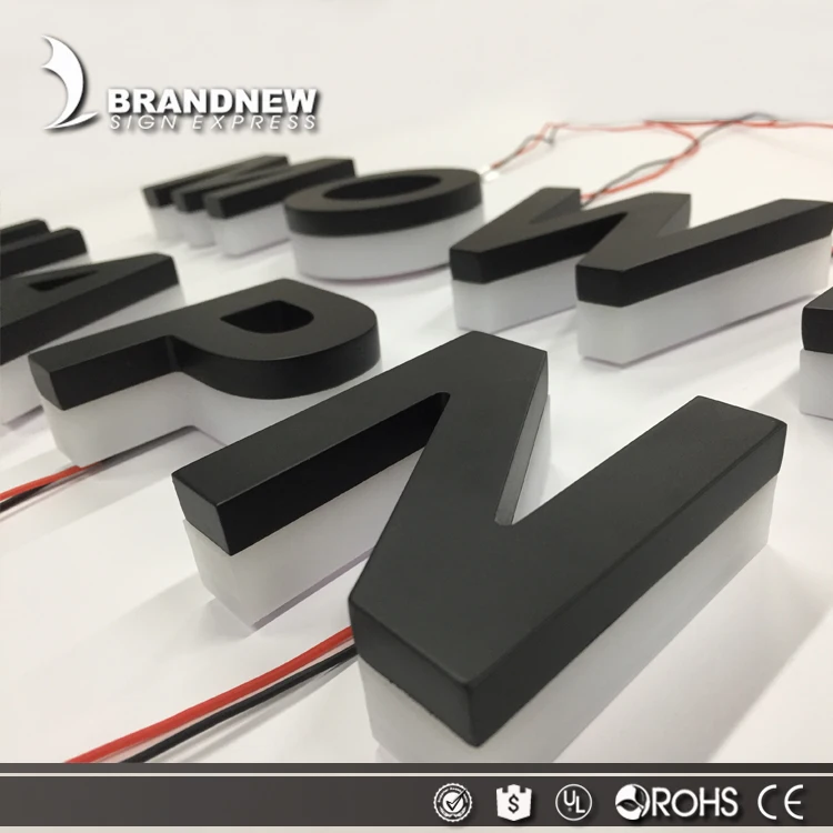 Оригинальный производитель индивидуальный дизайн 3d акриловые светодиодные буквы