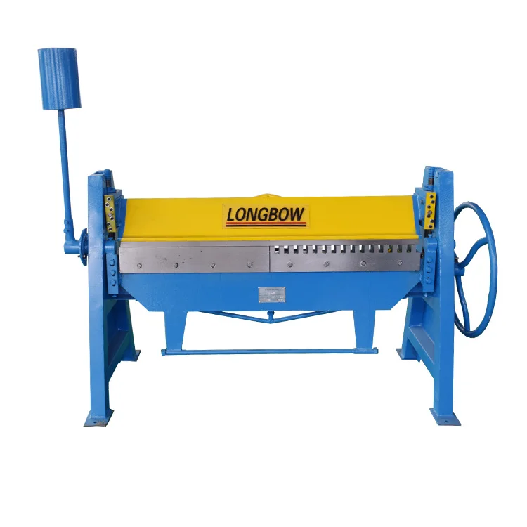 hot sale manual ventilation HVAC air duct folding / pneumatic flange folding machine