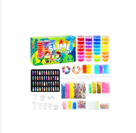 Toys Ultimate DIY Fluffy Slime Making Kit Boys and Girls Birthday Idea Includes Crystal Slime and Clay Game Supplies