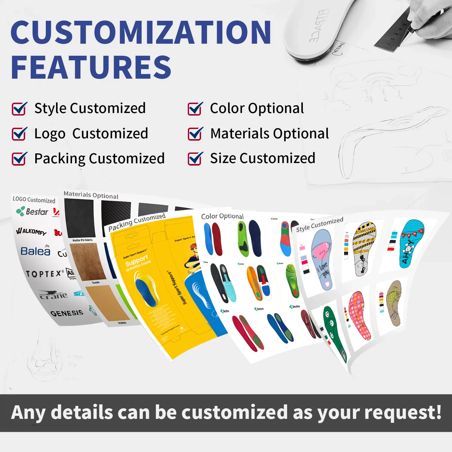 Customized Carbon Fiber Shoes Parts High Stiffness Carbon Fiber Insoles Flatfoot Orthopedic Orthotic Arch Support Vktry Insole