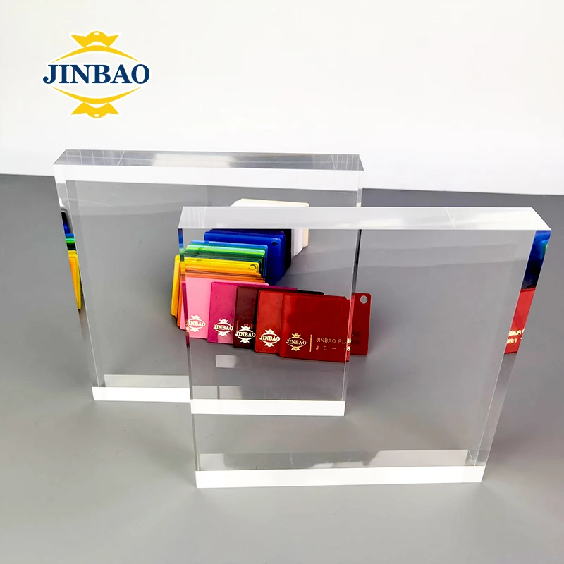 JINBAO 4 фута x 8 футов дешевый акриловый 3 мм цветной лист Золотой прозрачный