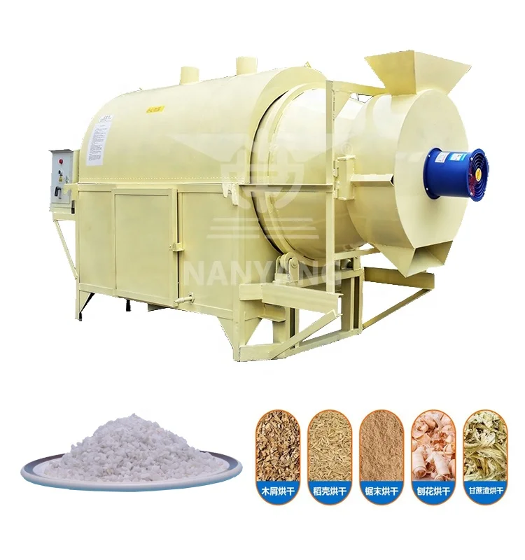 Automatic Safe And Reliable River Sand Silicon Rotary Dryer Slag Mud Clay Rotary Dryer