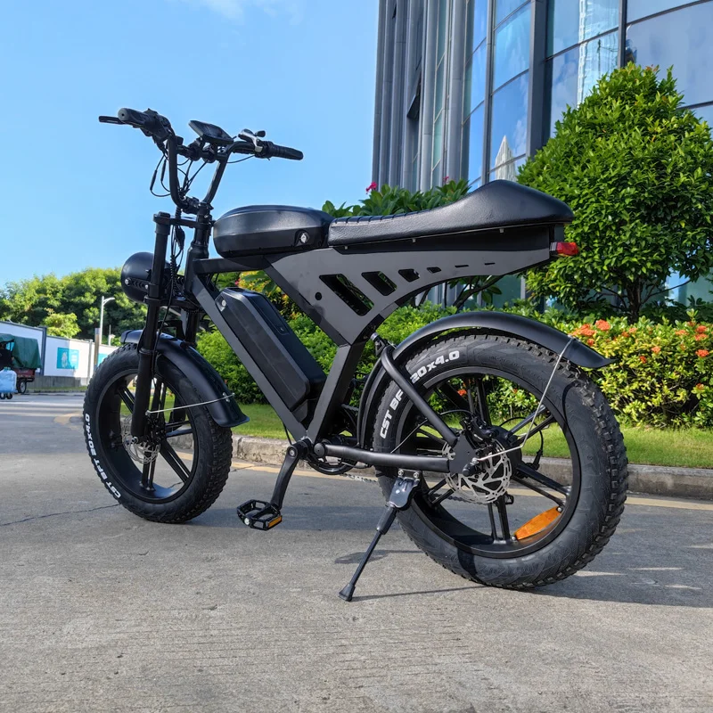 Wholesale V30 Mountain Electric Bicycle Fat Tire Ebike Electric Trail Bike 250w 500w 750w Hydraulic Electric City Bike for Adult
