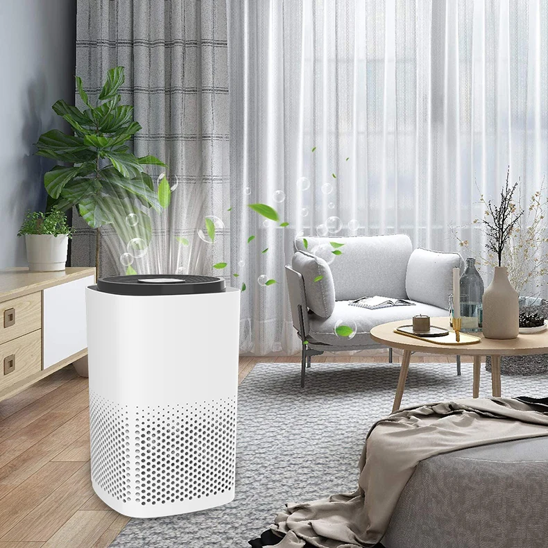 Wholesale Portable Desktop Air Purifier HEPA Filter Electric Power Source Breathe Clean Air for Home or Office