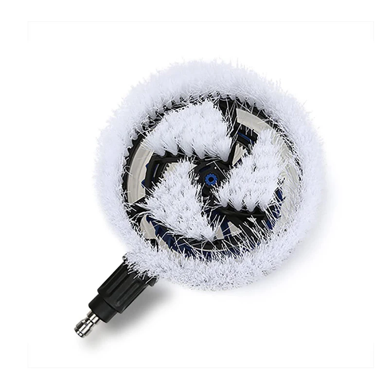 1/4 Inch Quick Connector for Car Cleaning Tools High Pressure Washer Rotating Wash Brush