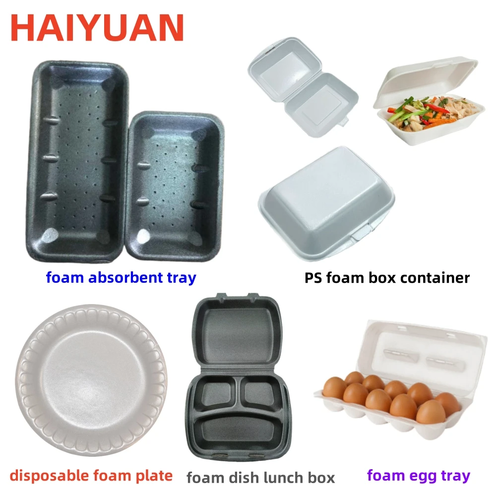 Foam burger box forming machine small EPS foam cups machine for low price disposable foam plates /pizza tray making machine