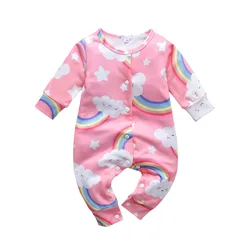 baby clothes in bulk Baby Toddler Boys Clothes Unisex Cute Bunny Long Sleeves Romper Pajamas toddle romper