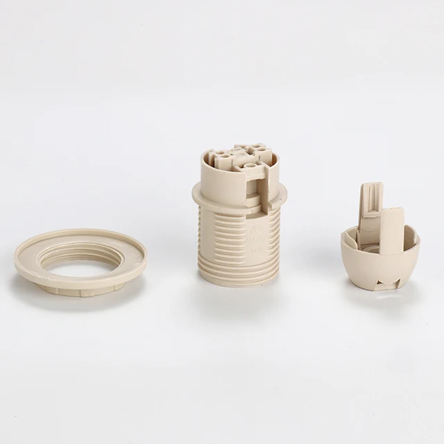 Factory Outlet Black White E27 Lamp Holder threaded Light Sockets Retro Period Style Edison e27/e26/e14