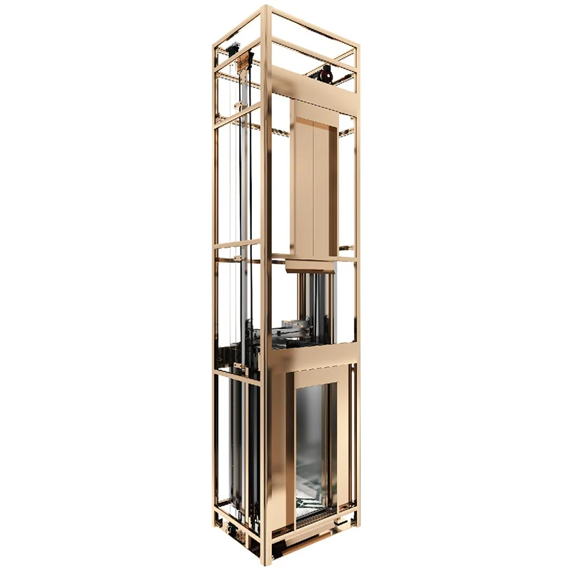 HOMEKA Villa Elevator Comfortable and Safe Residential Elevator Internal Residential Use Domestic Steel Belt Elevator