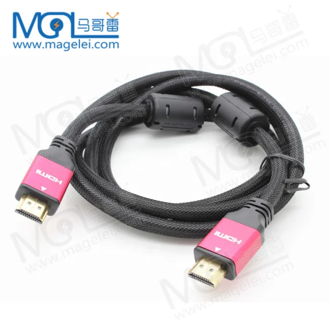 Высокоскоростная передача на заказ от оригинального производителя кабель HDMI «штырь-штырь» с поддержкой 3D 4K 1080P позолоченный шнур 1 8 м аудио и