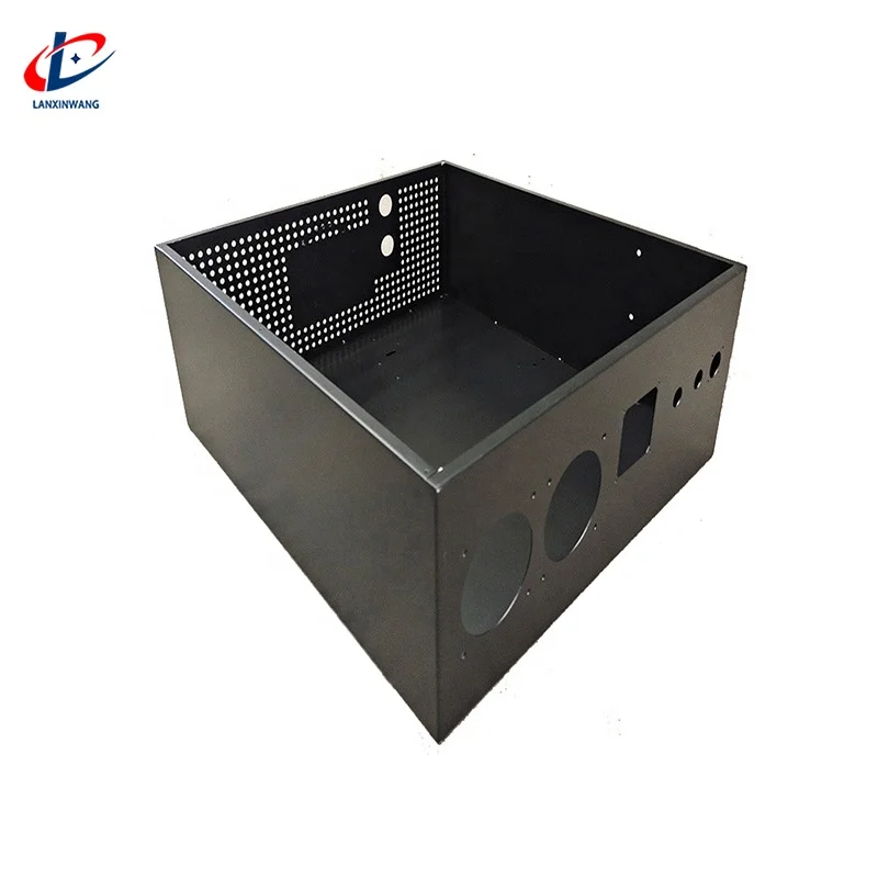 OEM/ODM Custom Silvery Enclosure Computer Metal Housing Chassis Prototyping Sheet Metal Manufacturers Steel shell manufacturing