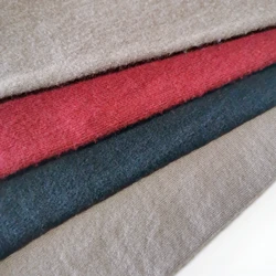 Luxury raw material 100%  pure Cashmere jersey fleece fabric knitting textile fabric for clothing home textile