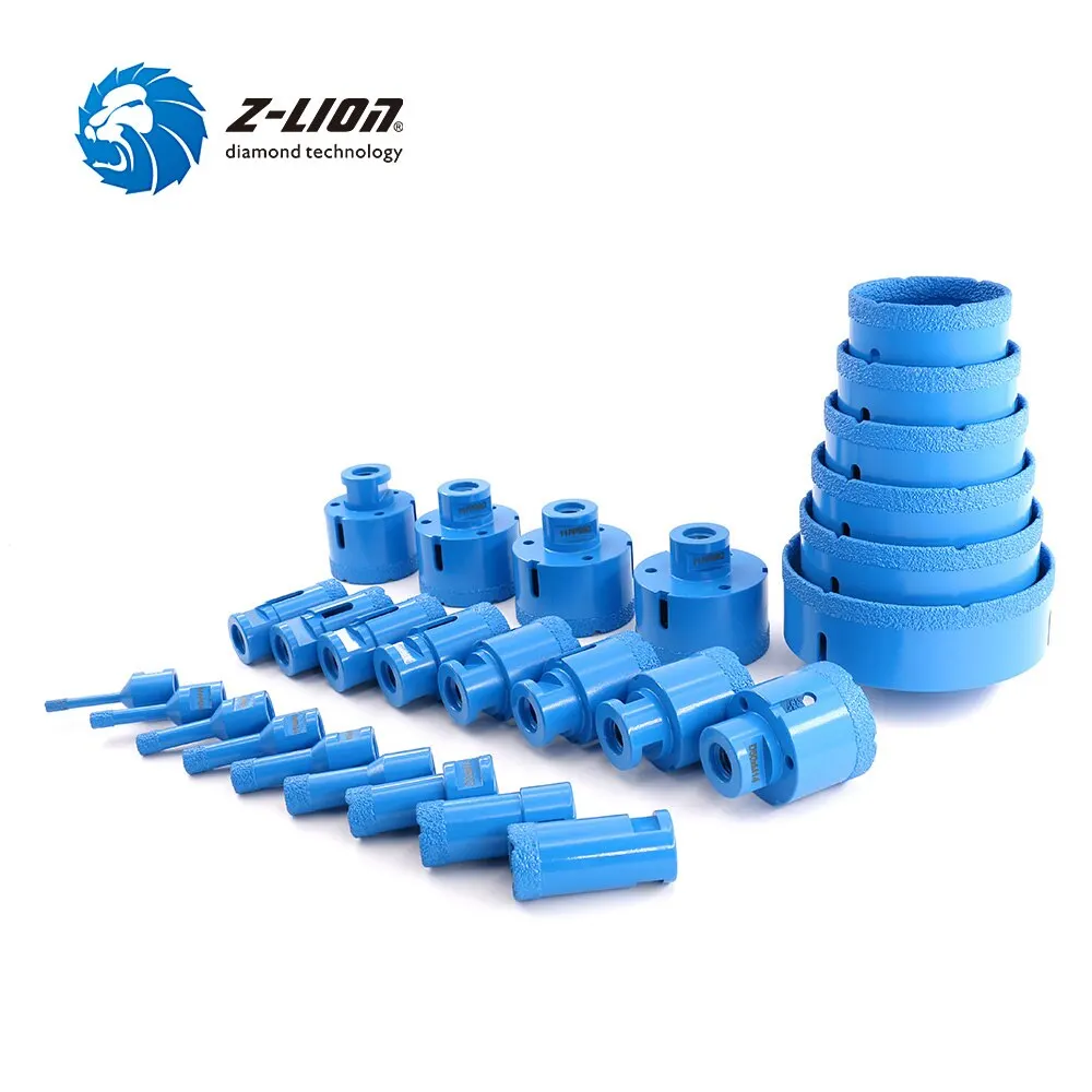 Vacuum Brazed Diamond Drilling Core Bit with M14 Thread Granite Marble Ceramic Tile Dry Wet Use