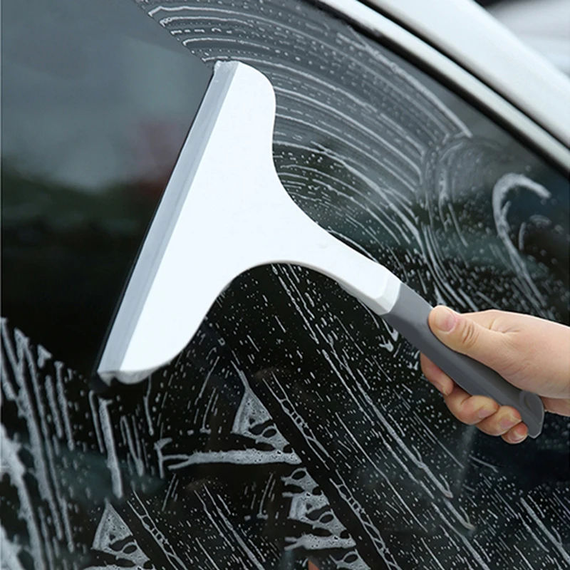 Newest Window Squeegee Glass Wiper Window Cleaner For Home Glass Bathroom Shower Cleaning Soft Scraper