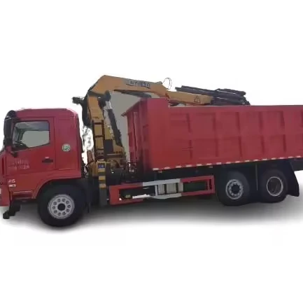 6*4 SHACMAN грузовик может быть перевернут и самовыбросовый кран для продажи