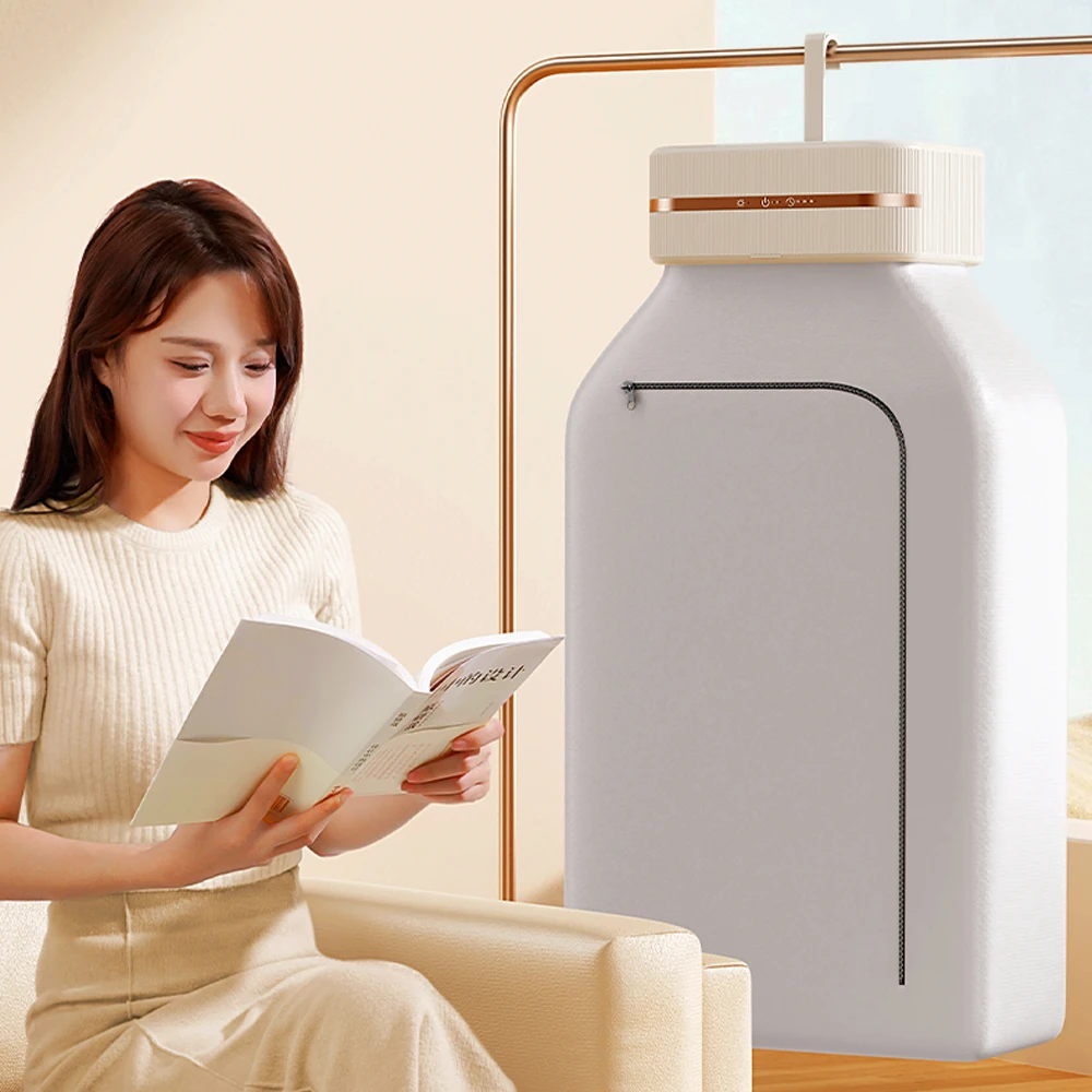 IMYCOO Popular Portable Baby Clothes Dryer Machine Mini Foldable Heat Pump Hanging Clothes Dryer for Home