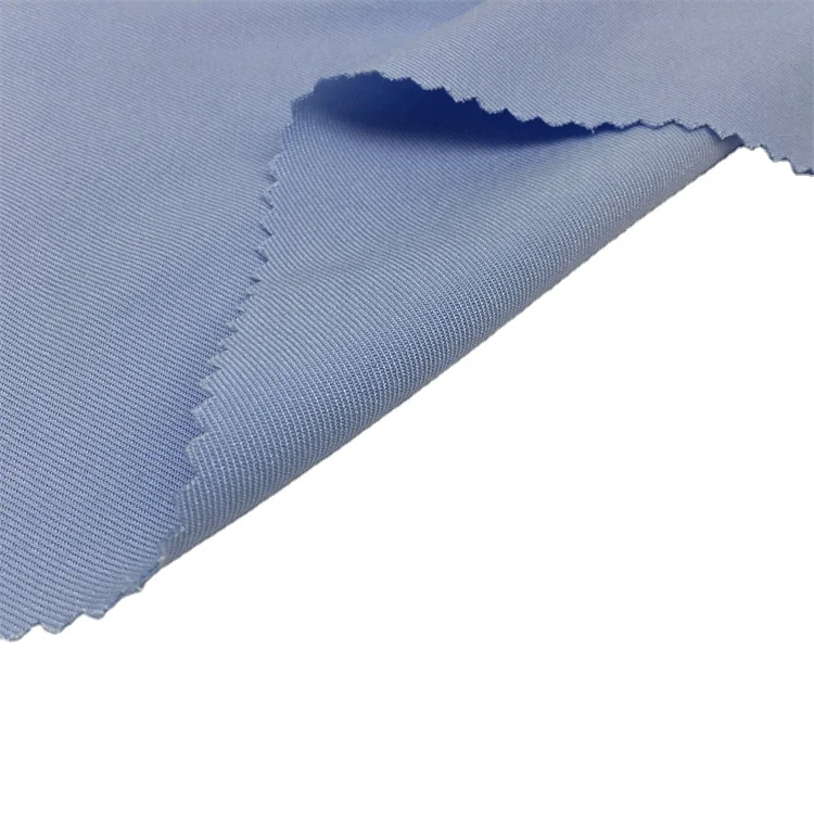 factory stock Plain Dyed 100% rayon fabric 180gsm  32*21/115*77  dress challis fabric for clothes