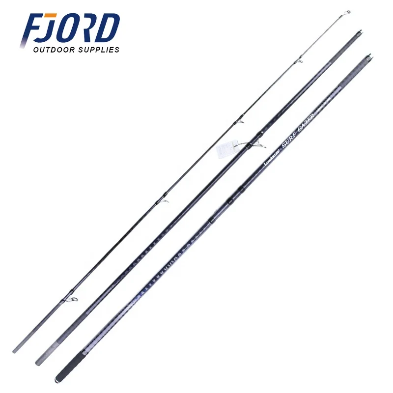 FJORD Customized Carbon Telescopic Fishing Rod 4.2m 4.5m High Strength for Beach & Lake Jigging for Carp & Bass Species