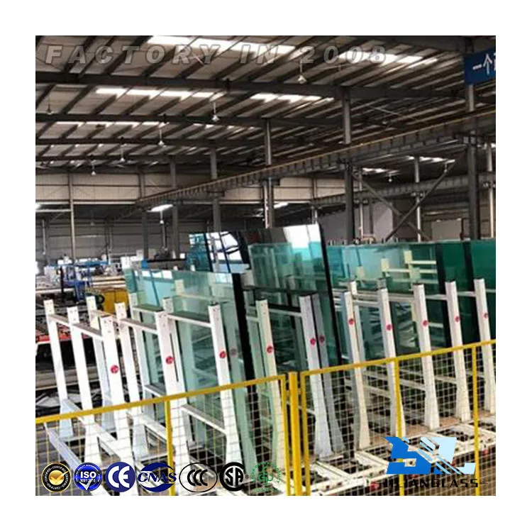 Ulianglass clear plate or curved laminated tempered glass for platform awning SGP/PVB film for glass
