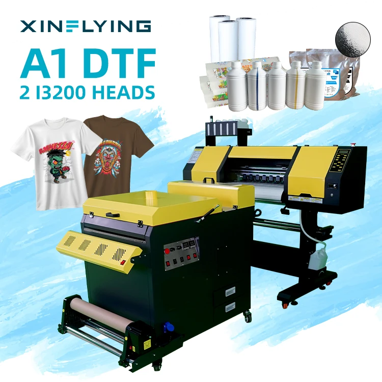2025 трендовый 24-дюймовый dtf-printer смещение i3200 dtf двухголовный принтер 60 см для футболки