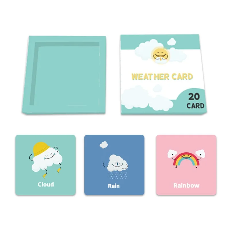 Custom Learning Flash Card Game Baby Children Printing English Alphabet Kids Cognitive Cards Educational Toddler Flash Cards