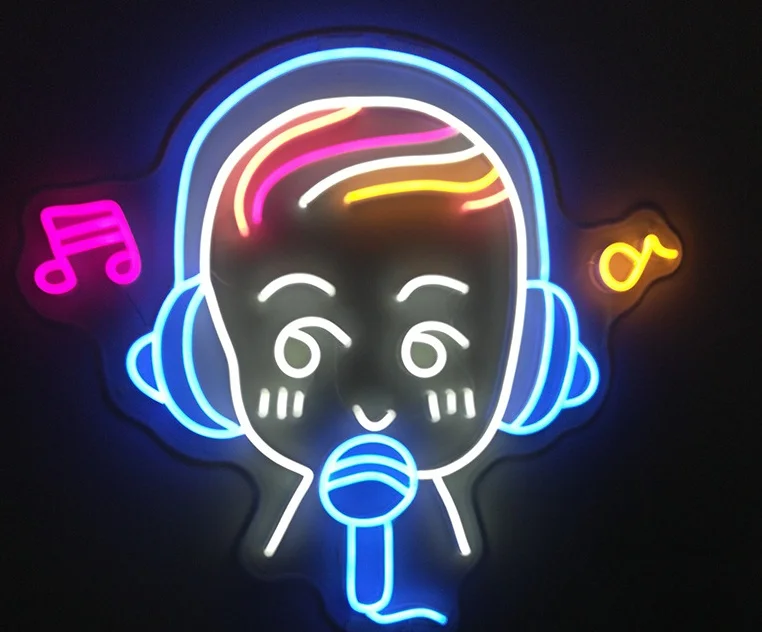 Fashion Advertising Logo Full Lit Lettering LED Signs background wall production lights Outdoor