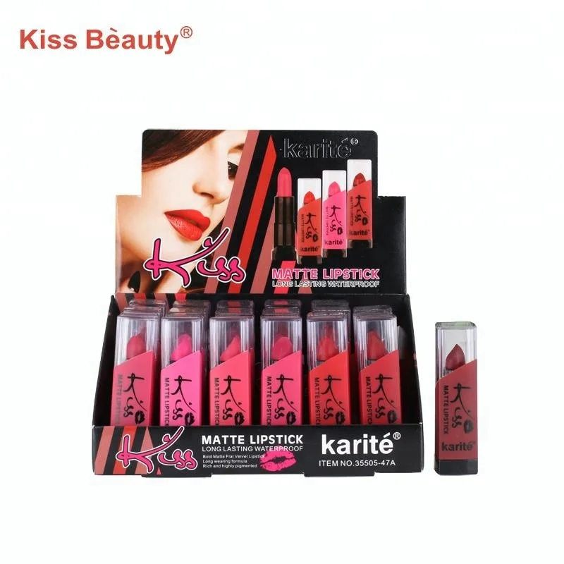 Factory wholesale vegan velvet matte lipstick mate lipsticks long lasting lipstick matte waterproof logo