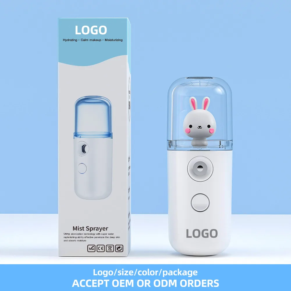 Nano Atomizer 718Q Rabbit Ionic Personal Care Beauty Equipment Facial Nano Spray