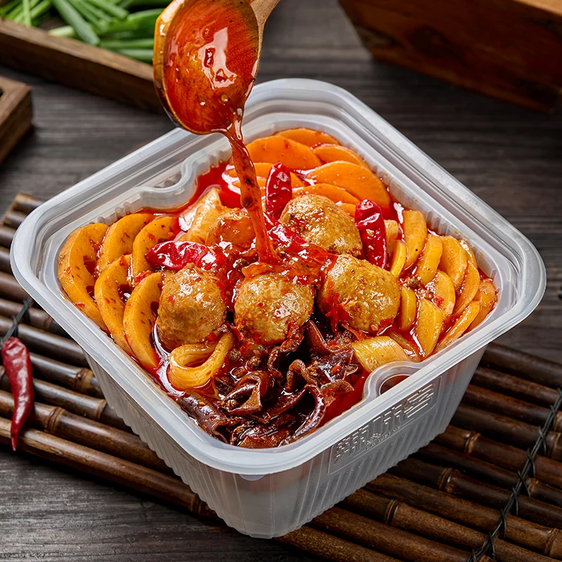 Wholesale Self Heating Hotpot 430g Chinese Food Exotic Snacks Instant Meatballs Self Heating Hotpot
