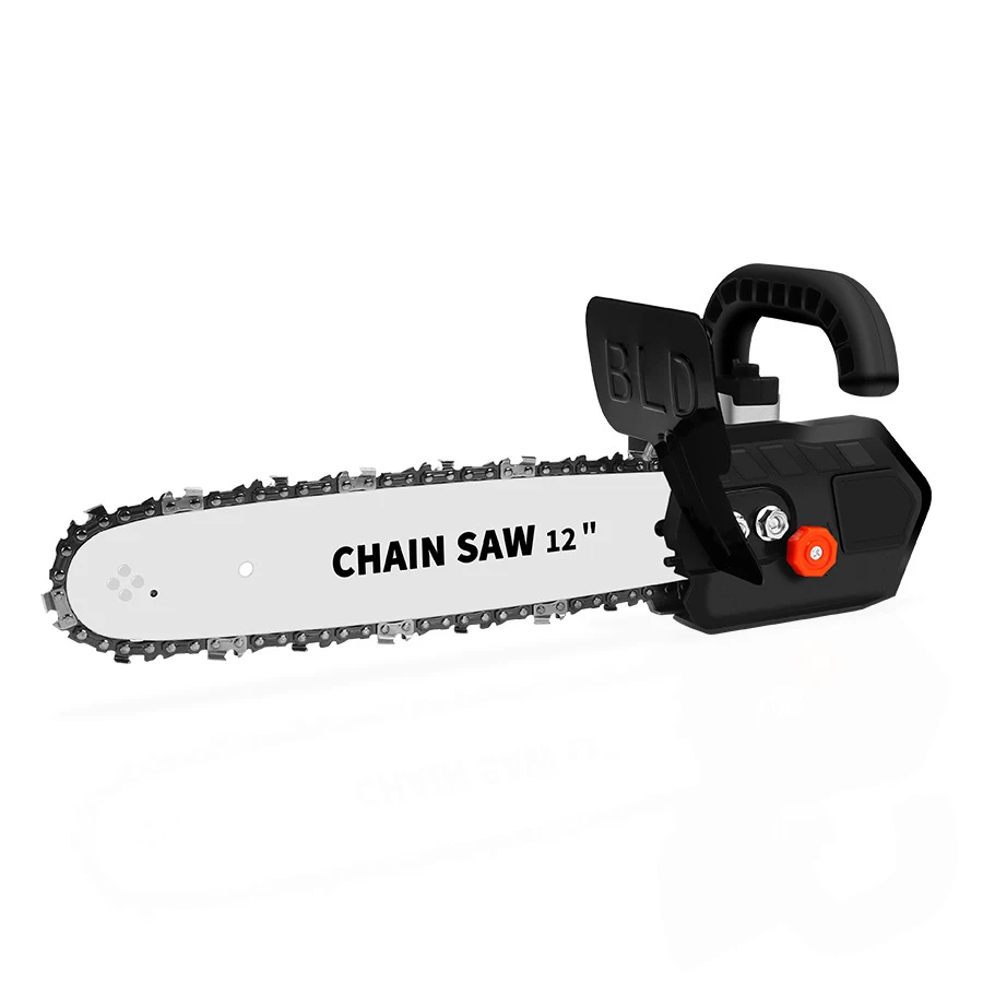 Professional chainsaw 12 inch cordless power chain saw portable electric chain saw garden tree pruning shears chain saw