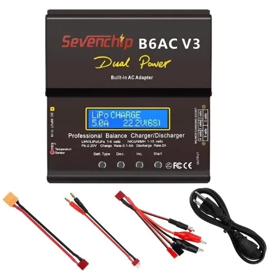 Стабильное качество B6AC V3 компактное балансирующее Зарядное устройство переменного и постоянного тока разрядник для RC игрушек Airsoft Lipo NiMH аккумулятор