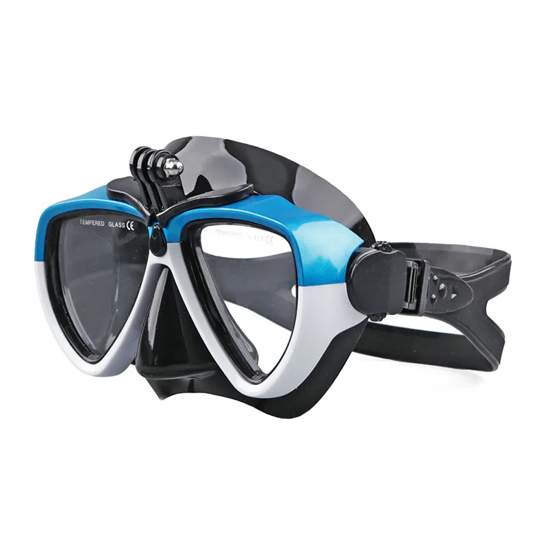 BONNY Anti-Fog Film Liquid Silicone Adult Floating Diving Goggles With Camera