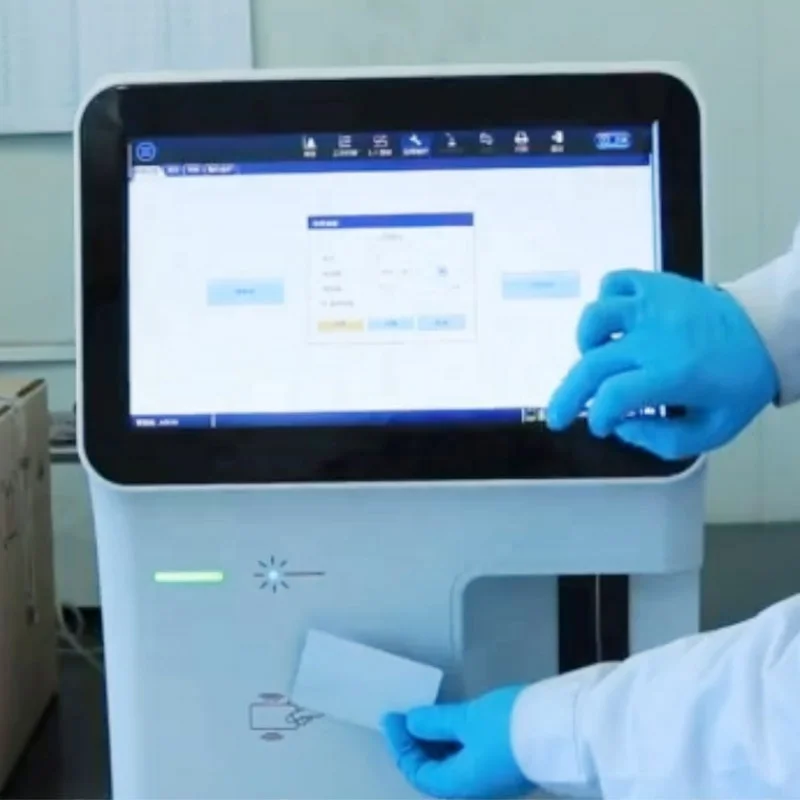 BIOBASE Factory CBC Analyzer 14 Inch Touch Screen 60T/H Blood Cell Counter 5-Part Veterinary Hematology Analyzer for Lab