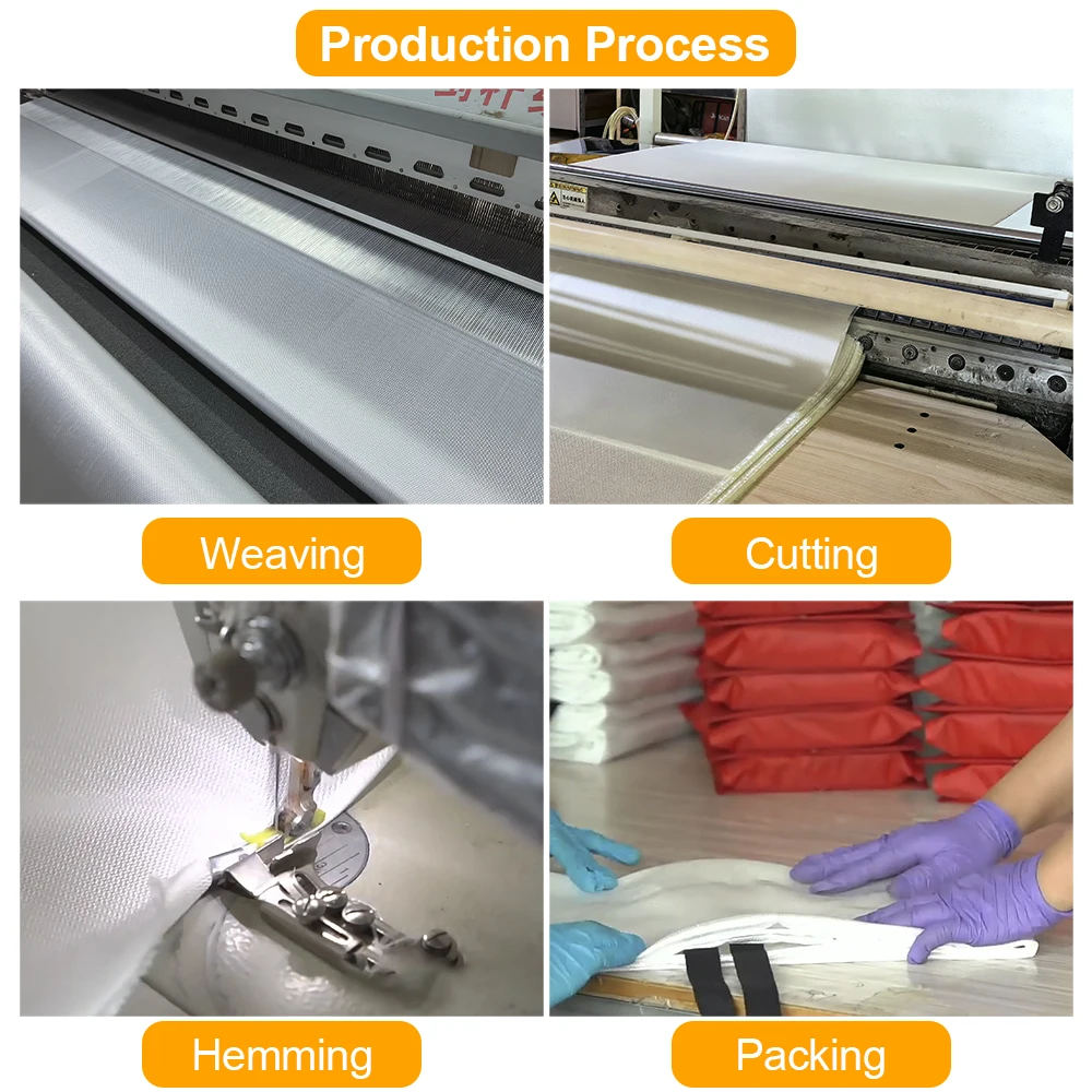 Fireplace Reusable Small Flame Retardant Fireproof Kitchen Emergency Fire Blankets