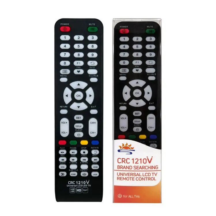 
Hot type CRC1210V universal LCD/LED tv remote control all in one remote in better price 