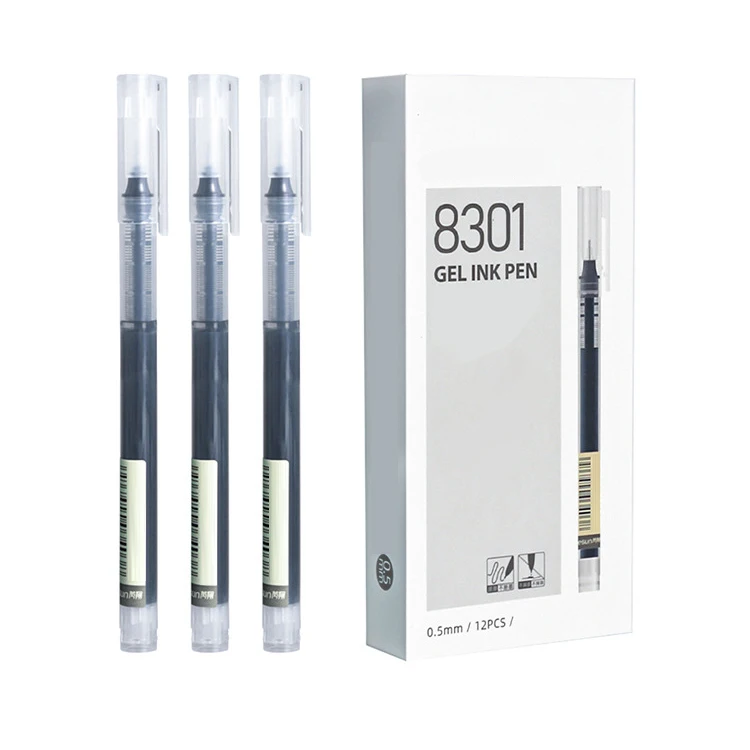 Red Black Gel Pen Coloring Multifunction Pens Office Supplies Signature Pen