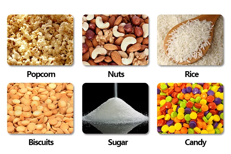 
Factory Price Puff Food Crisp Chin Chin Chips Snack French Fries Potato Packing Machine 