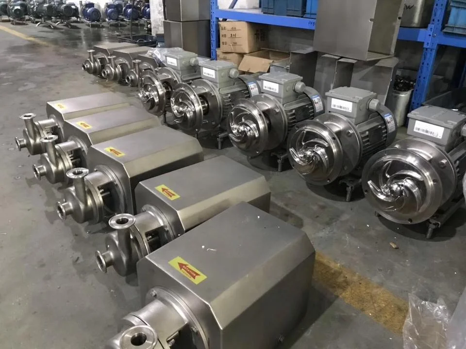 Молочный насос из нержавеющей стали санитарный самовсасывающий центробежный насос для молока и пива