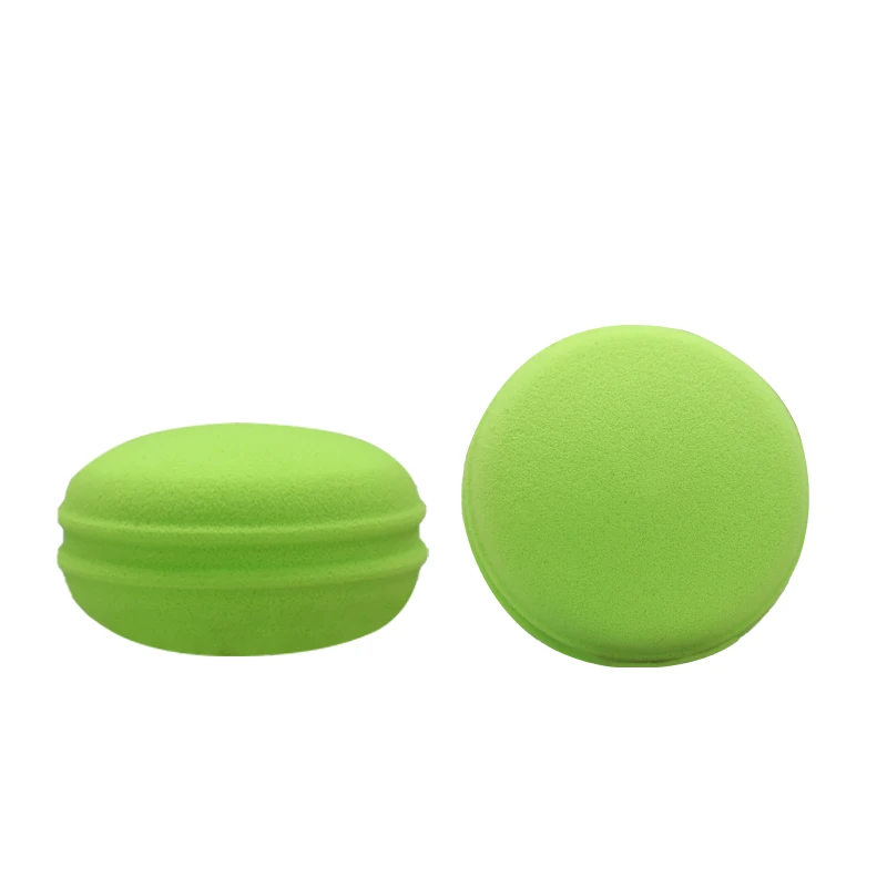 Private Label Wholesale Latex Free Cosmetics Macaroon Beauty Puff Blender Gift Set Microfiber Makeup Blender Makeup Sponge Puff