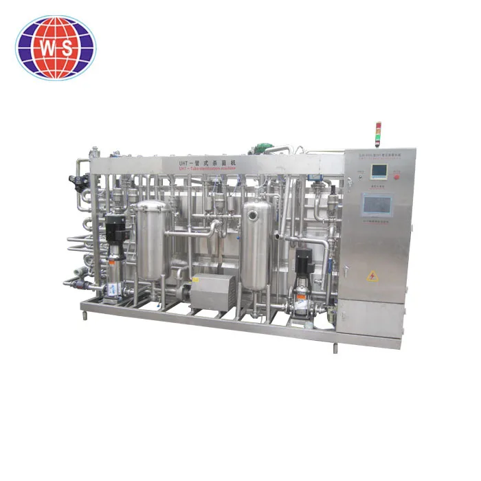 Stainless Steel High Efficiency Plate Aseptic Milk Uht Sterilization Machine