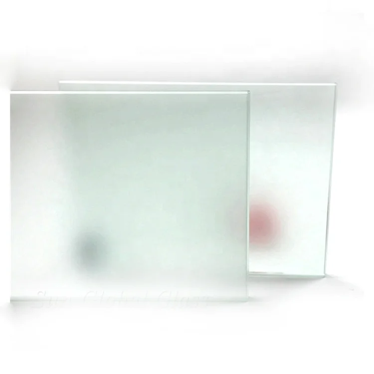 White laminated frosted glass for commercial building