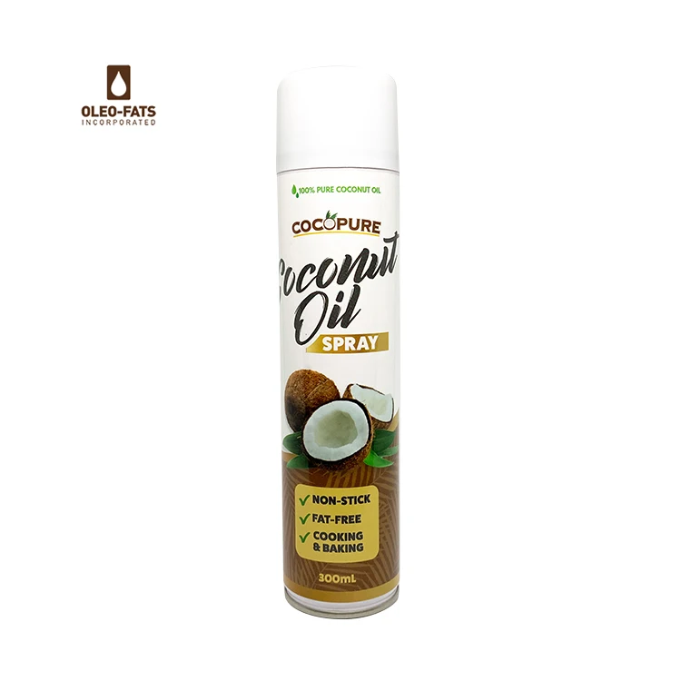 Cocopure Brand Coconut oil 300ml*12 can capacity produce in Philippines